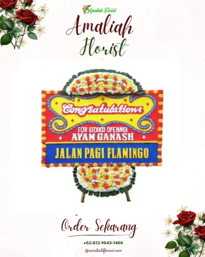 Bunga Papan Congratulation di Penawangan